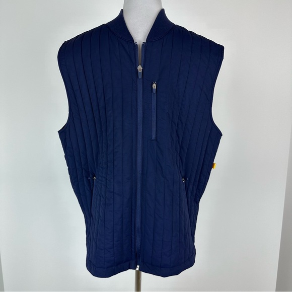 Bonobos Other - Bonobos Golf The Elements Vest Blue Channel Vest Size Large